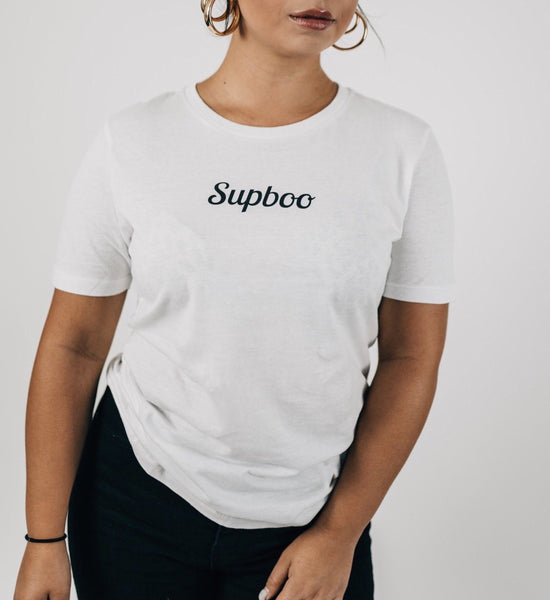 SUPBOO Script Women's T-Shirt - Lavender