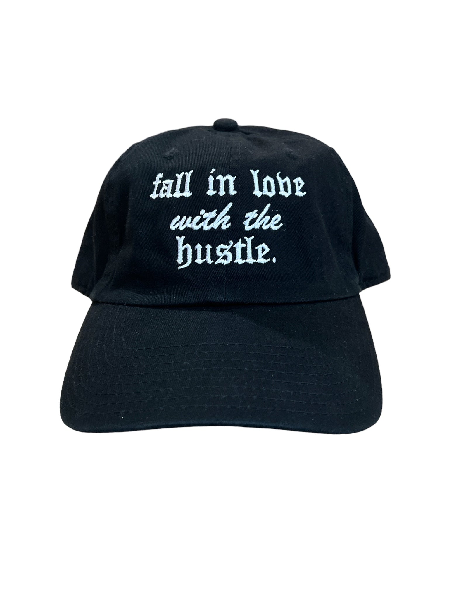 SUPBOO Love The Hustle Dad Hat - Black