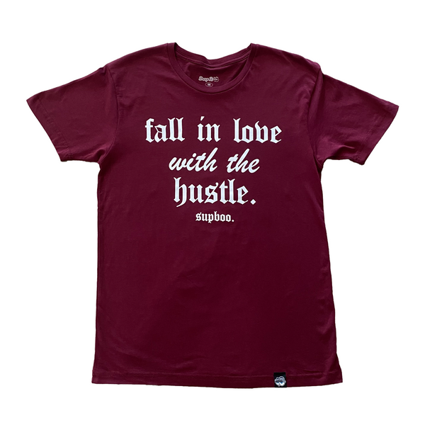 SUPBOO Love The Hustle T-Shirt - Red