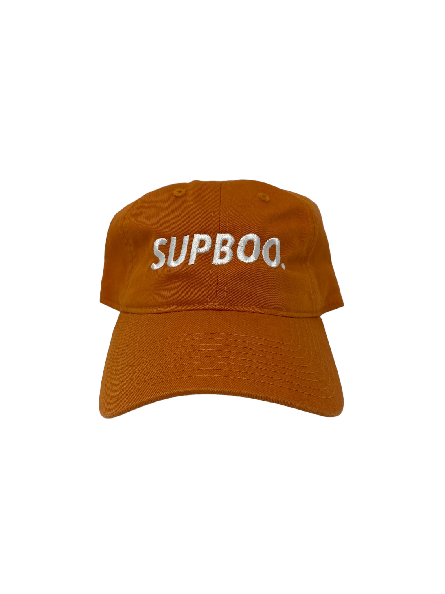 SUPBOO Athletic Dad Hat - Rust Orange
