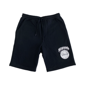 City Seal Sweat Shorts - Black