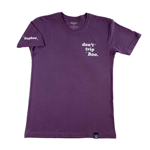 SUPBOO Don't Trip T-Shirt - Purple