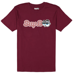 SUPBOO Lash Unisex T-Shirt - Maroon